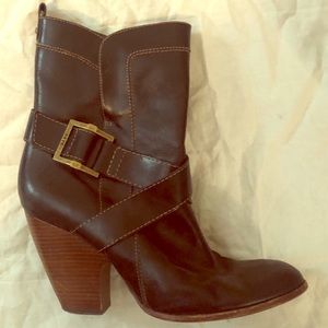 Frye short boot black leather